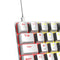 T60 Mechanical Gaming Keyboard Blue Switch 62 Key Keyboard for PC (White)