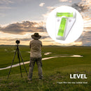 T-Type Spirit Level Plastic Measuring Vertical Horizontal Adjuster (White)
