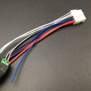 1pc Power Input Speaker Wire Harness 10 Pin Plug RCA For Dual TBX10A G8K0 C9Z7