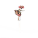 Birthday Fairy Girls Cake Topper Flower Theme Cupcake Decoration Angel Sticks
