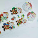 Cartoon Stationery Label Snowman Santa Claus Christmas T0T7 L0Z0 N8K2 K4E3 B7U7