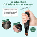 Disposable Hair Brush Brush Hair Dye Cover White Hair (Dark Brown)