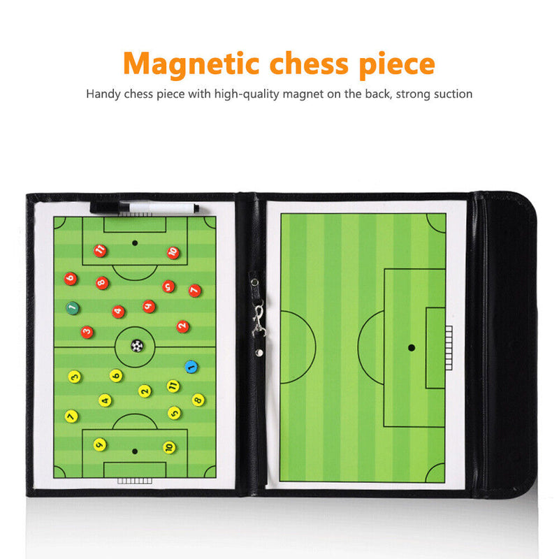1 Set 53cm Portable Foldable Magnetic Football Coaching Training Clipboard Newly