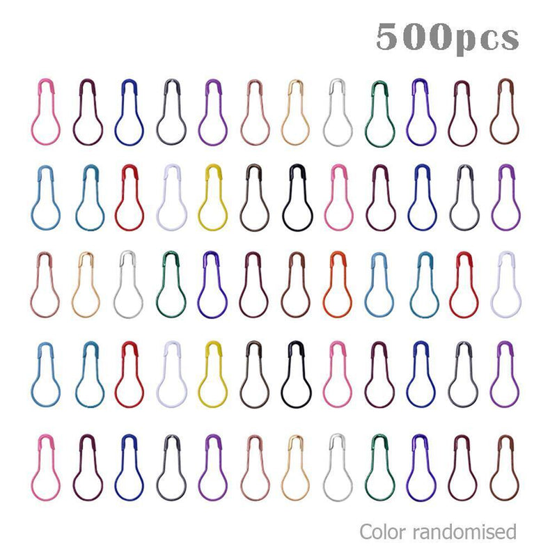 Sumtek safety needles, metal clips, for knitting stitch, markers, markers, 500 pieces