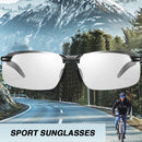 Anti UV Polarized Men Sports Photochromic Sunglasses (Color Change Lens) Newly