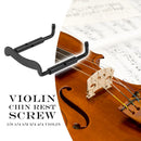Chin holder for violin, aluminum alloy, for 1/8 1/4 1/2 3/4 4/4 violin,