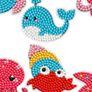 Diamond Painting Cartoon Stickers Kids DIY Round Drill Mosaic Decals (05) Newly
