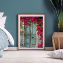 Painting By Numbers DIY Pink Multiflora Room Wall Picture Hand Painted Handwork