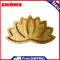 Crystal Display Holder Tray Lotus Shaped Jewelry Plate Healing Stones Organizers