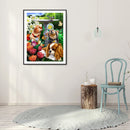 5D Diamond Painting Dog Full Round Drill DIY Wall Crafts Animal Mosaic Pictur