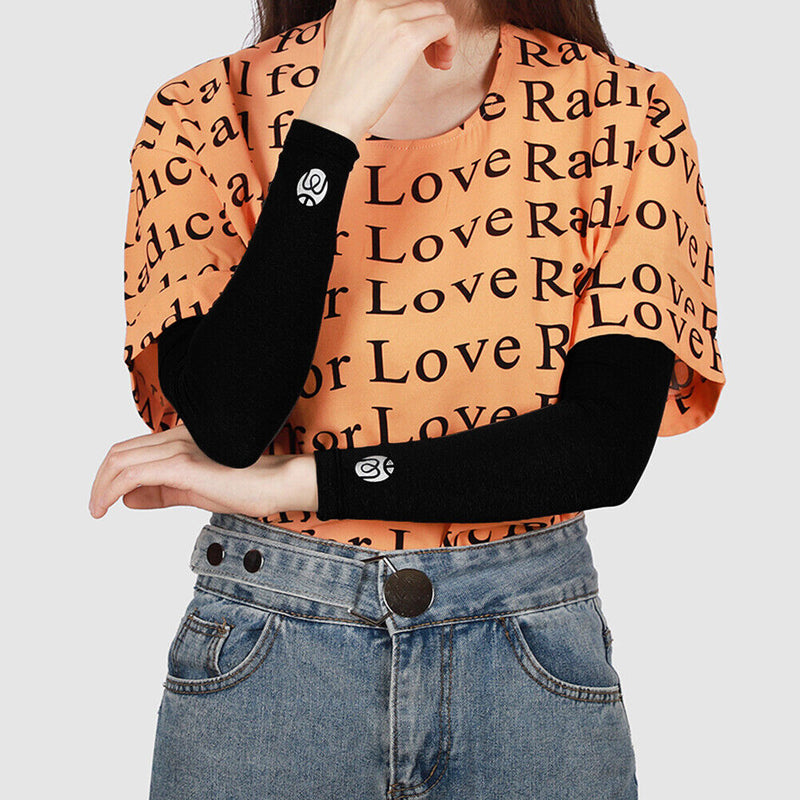 #A WEST BIKING Ice Silk Arm Sleeves Summer Non-slip Cooling Breathable Arm Cover