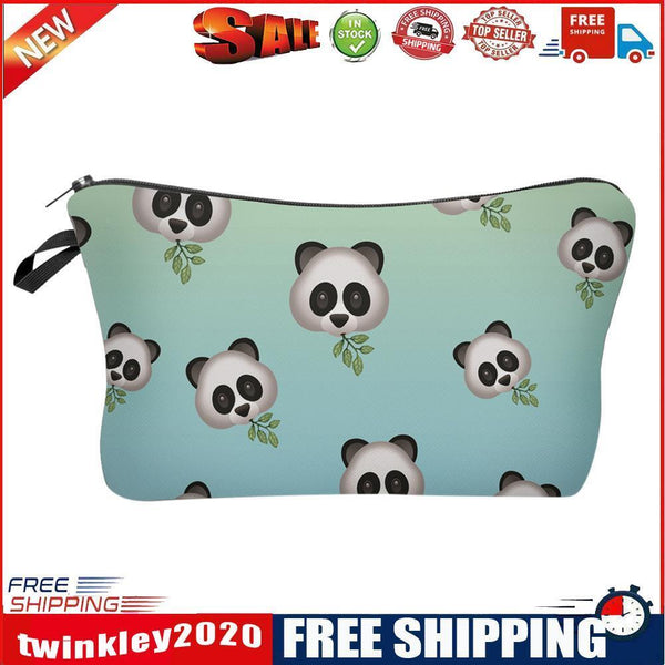 Cute Animal Print Cosmetic Storage Pouch Women Toiletry Makeup Bag (50157)