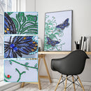 DIY Partial Special Shape Drill Diamond Paint Butterfly Mosaic Rhinestone Draw