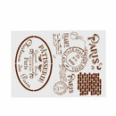Alphabet Wall Painting Layering Stencils Embossing Template Scrapbooking Stamp