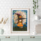 Hand Painted Little Witch Paint By Number DIY Frameless Oil Picture Home Decor