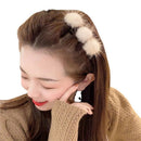 Hair Accessories Double Layer Hairpins Hair Clips Pompom Braid Hair Pins