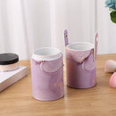 Women Outdoor Makeup PU Bag Cosmetic Brush Pen Storage Organizer Waterproof B