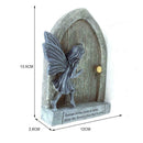 Fairy Door Fairies Sculpture Elf Statues Outdoor Wall Garden Outdoor Hot K7O0