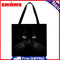 Garuru-Jidong Shopping Bag with Black Cat, 40 x 40 cm
