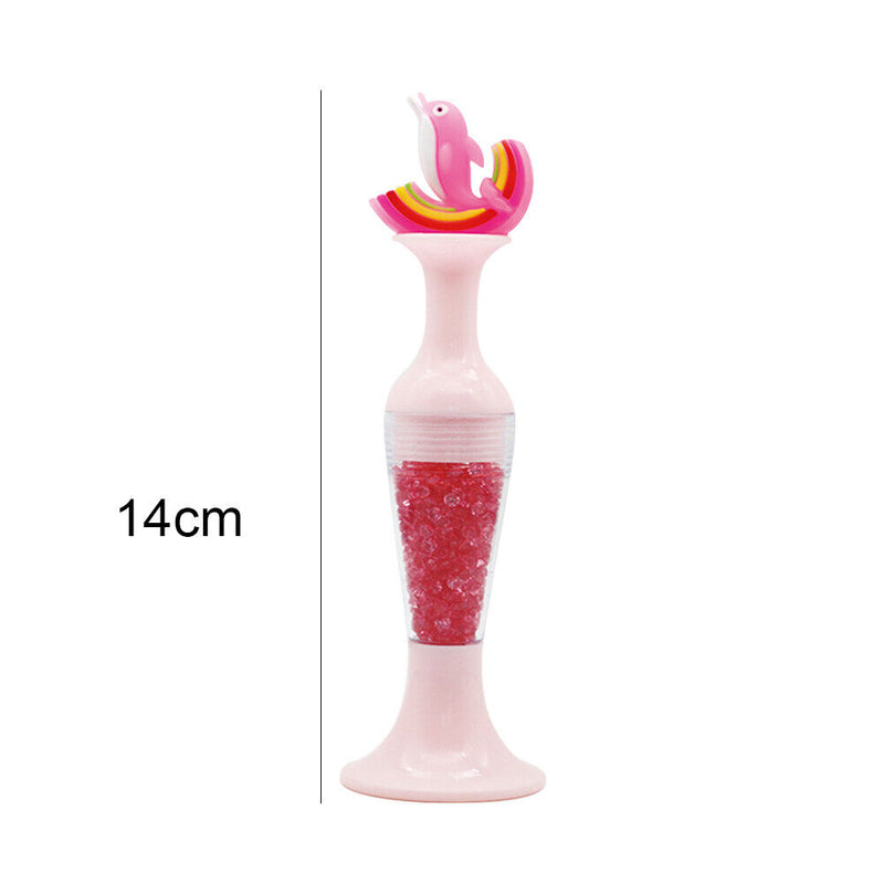 Vase 5D Diamond Painting Point Drill Pen DIY Craft (Pink Dolphin w/ Drill)