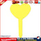 100pcs Plant Markers Garden Vegetable Heart Shape Tag Yard Label (Yellow) Newly