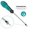 10x Multipurpose Screwdriver Set Phillips Slotted PP Handle Repair Screw Driver