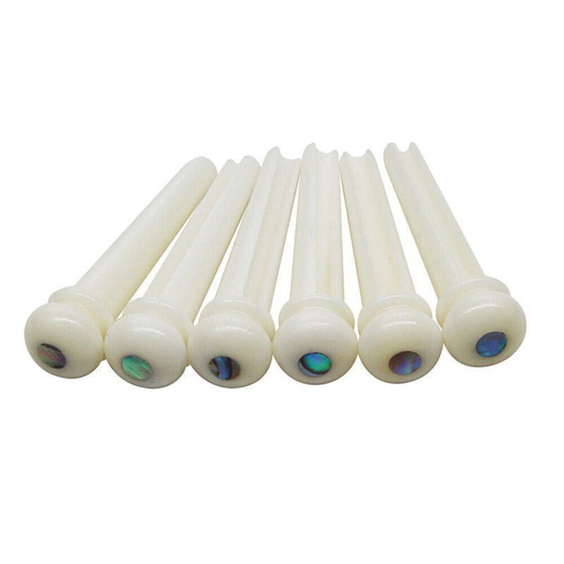 Easy To Install Plastic Acoustic Guitar Parts Bridge Pins & Nut & Saddle