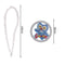 Bird Owl Butterfly Prism Pendant DIY Diamond Painting Window Car Crystal Hang