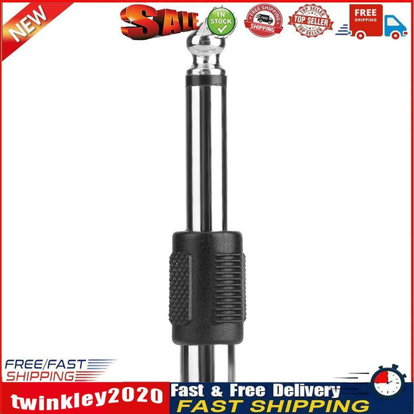 2pcs 6.5mm to RCA Male to Female Jack Plug Audio Video Converters Adapters Newly