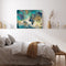 Map Abstract Oil Paint By Numbers DIY Picture Hand Painted Wall Art Craft G
