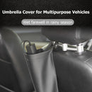 Universal Synthetic Leather Car Auto Seat Back Storage Bag for Umbrella Sun