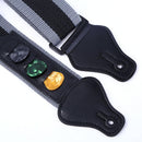 xintiandi Guitar Strap with 3 Selectable Brackets + 3 Picks for Electric