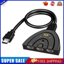 HW-4K301X 3 Port Mini HDMI-compatible Splitter 3 in 1 out 4K Adapter Switch