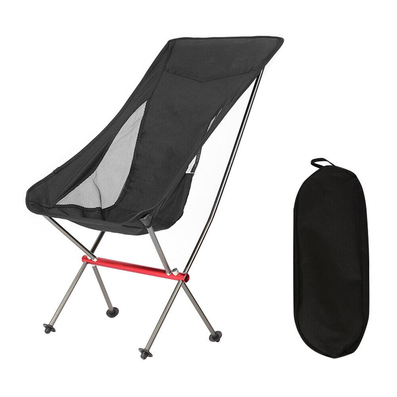 Portable Foldable Camping Chair Aluminum Alloy Chairs Seat Tools for Beach BBQ