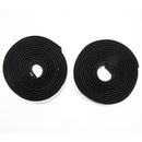 Cycling Cork Handlebar Tape Black + 2 Bar Plug Carbon fiber black