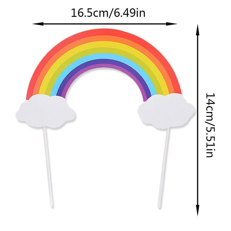 Decoration Party Supplies Large Cake Topper Birthday Cake Decoration Rainbow