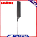 Fine-Tooth Metal Pin Tail Comb Plastic Hair Styling Hairdressing Dyeing Brush