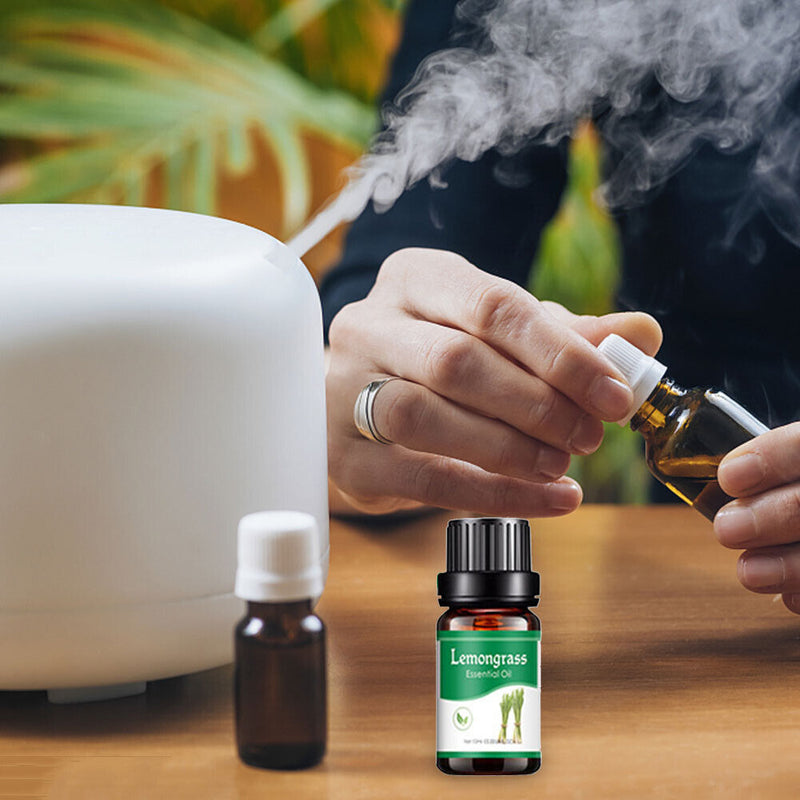 10ml Water-soluble Oil Essential Oils for Humidifier Diffuser (Lemon Grass)