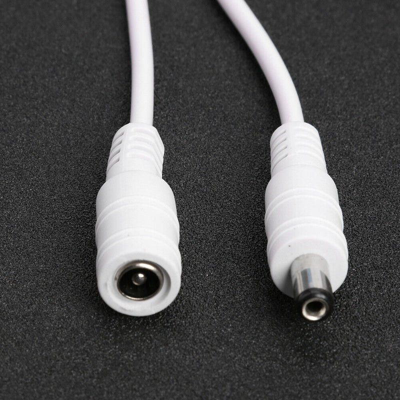 DC 12V-24V Power Extension Cord 5.5x2.1mm Male Female Power Cable (2m) Newly