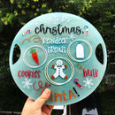 #A Silicone Tray Epoxy Mold with Handle DIY Tray Mould Christmas for Children Gi