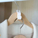 6pcs Clothes Hanger Connector Hooks Clothes Hangers Space Organizer Save D5Q8