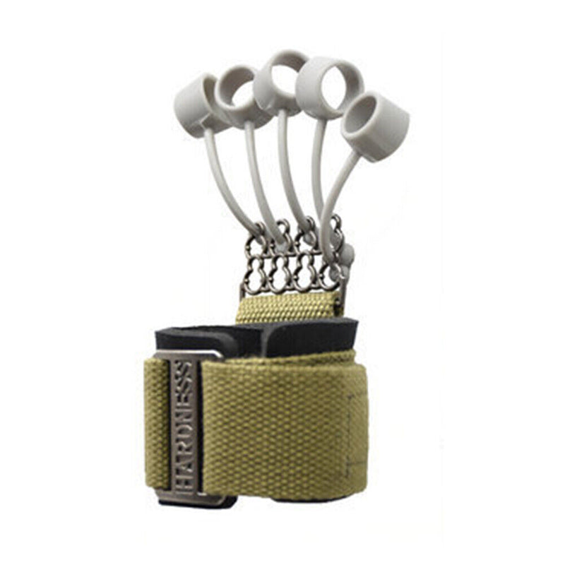 Finger Flexion Extension Training Device Strength Trainer (Green 20 Pound) Newly