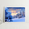 Canvas Paint By Numbers Snow Forest Oil Hand Painted Drawing Kit Home Decoration