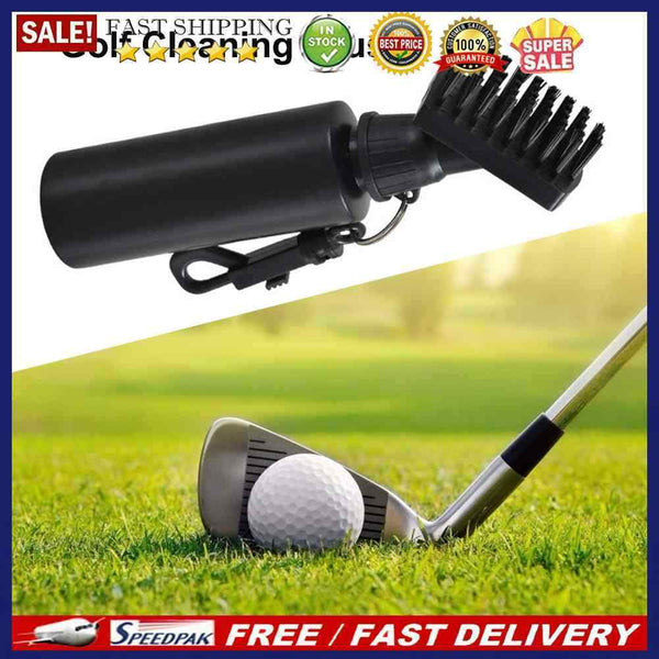 Golf Club Brush Lightweight Groove Cleaner Nylon with Water Bottle Automati