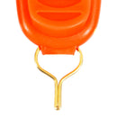 5x Fishing Line Stopper Baitcasting Reel Wire Holder Buckle Keeper (Orange)