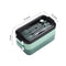 Lunch Bento Box Microwave Heating Split Double Layer Food Storage (Green) Newly