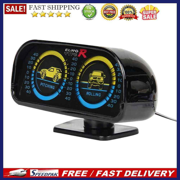 Inclinometer Clinometer with Green Backlight for Off Road 4x4 Vehicle Universal
