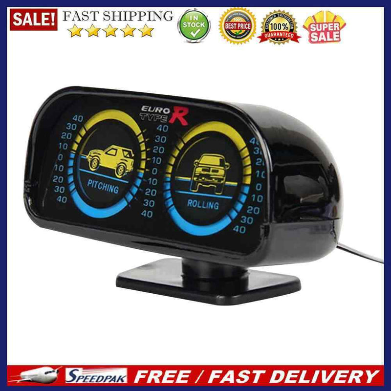 Inclinometer Clinometer with Green Backlight for Off Road 4x4 Vehicle Universal