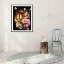 Flower LAMP Diamond Painting 5D DIY Full Round Drill Rhinestone Picture