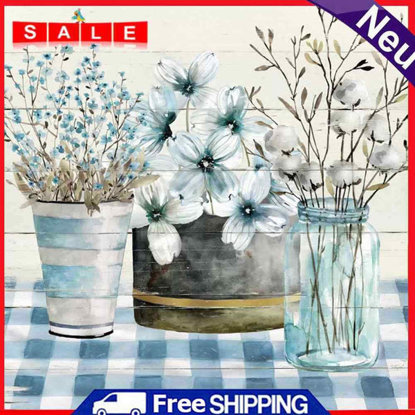 Flowers Oil Paint By Numbers DIY Acrylic Painting Home Decoration Gift Art Table